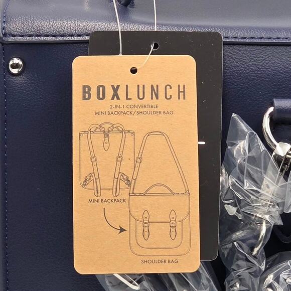 Disney Pixar Monsters Inc Mike Wazowski University Patches Blue Mini Backpack - Picture 7 of 9